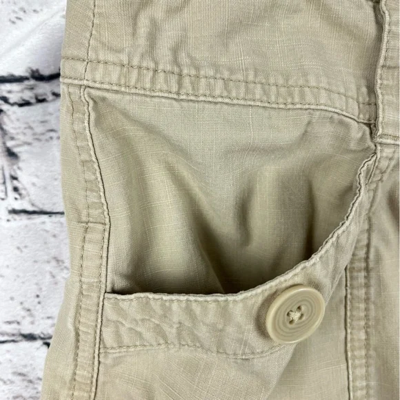 LOFT Flare Khaki Skirt 8 - Picture 4 of 8